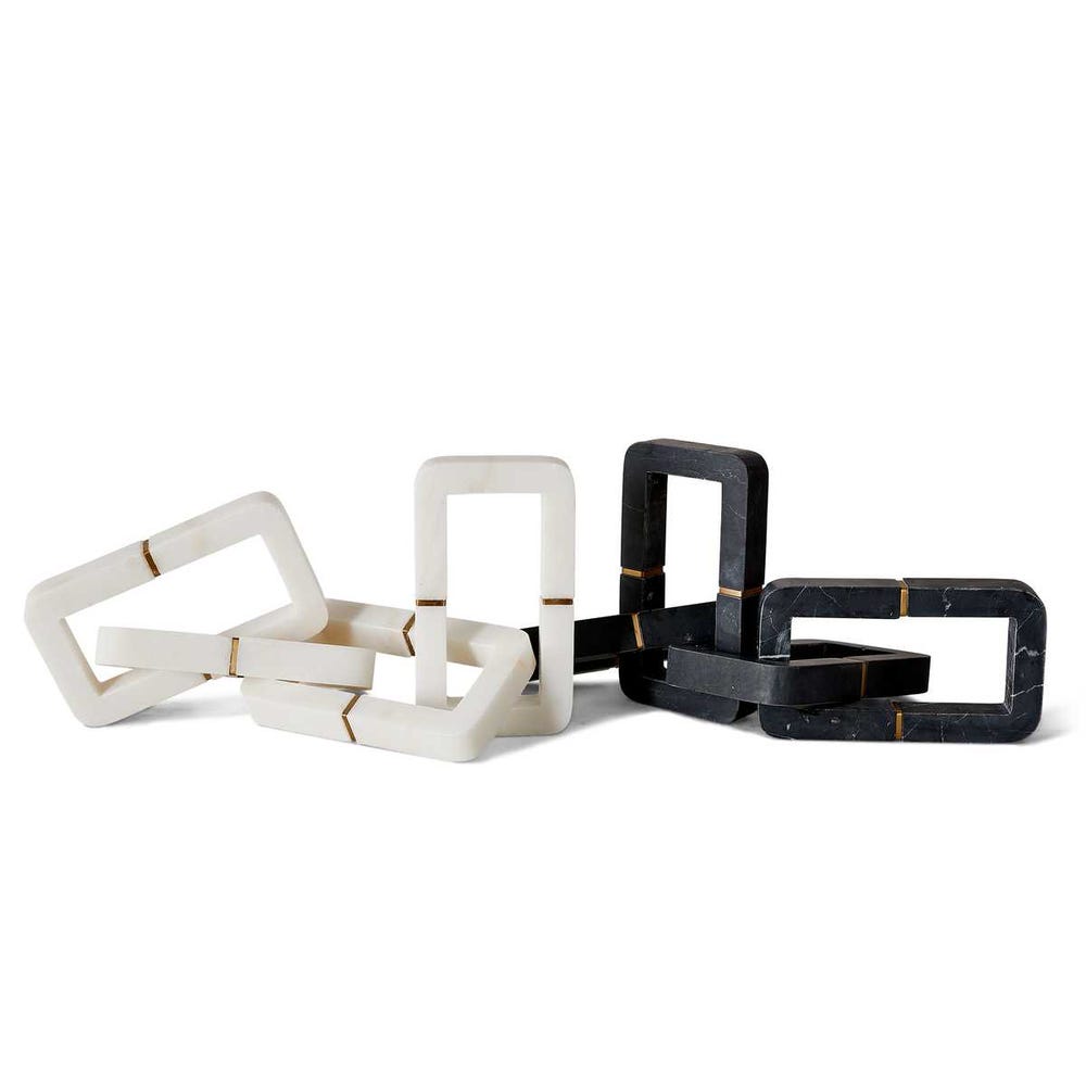 Connection Sculpture - White Marble