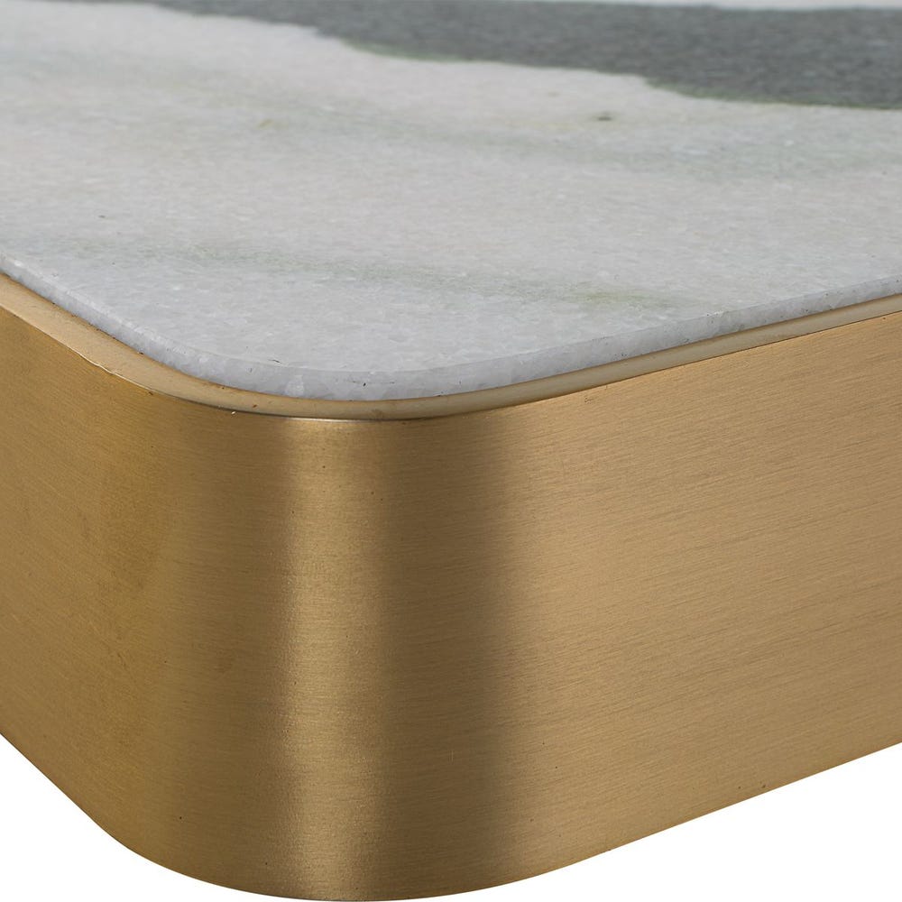Elevated Tray/Plateau - Panda Marble Medium