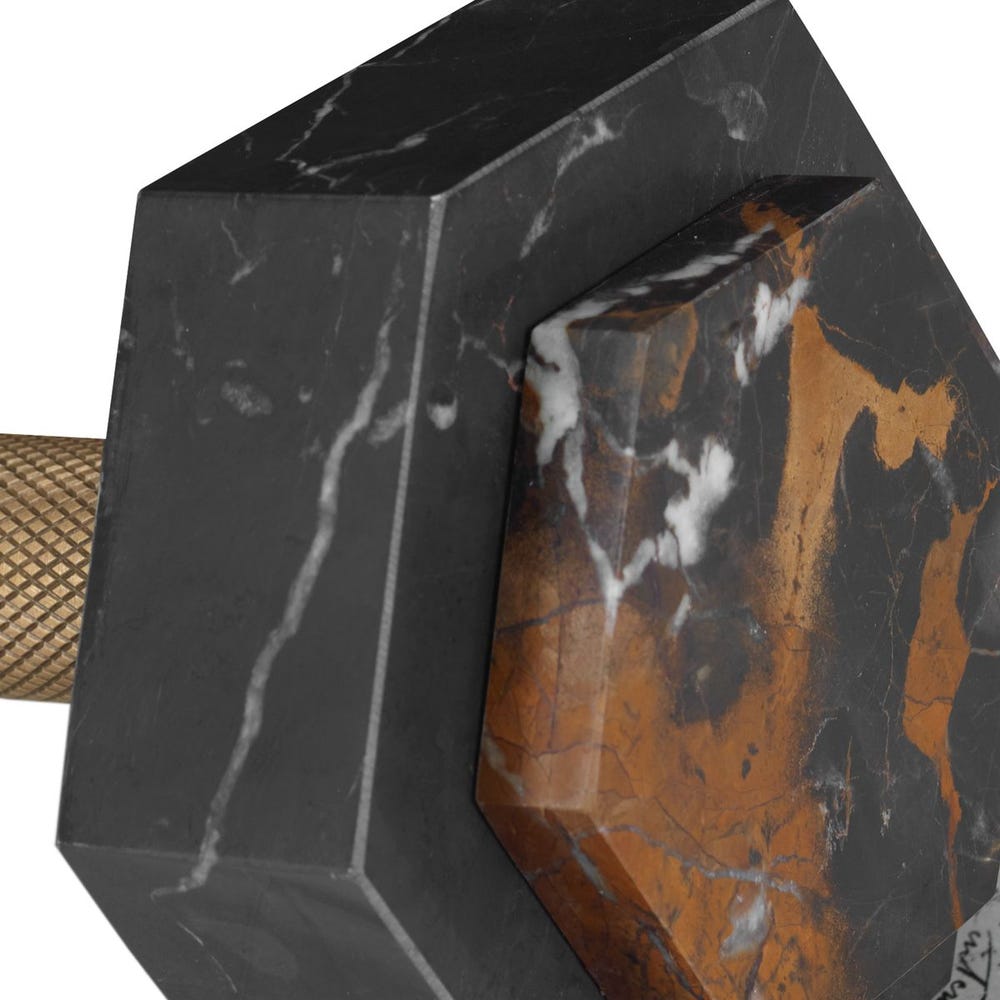 Dumbbell Sculpture - Marble