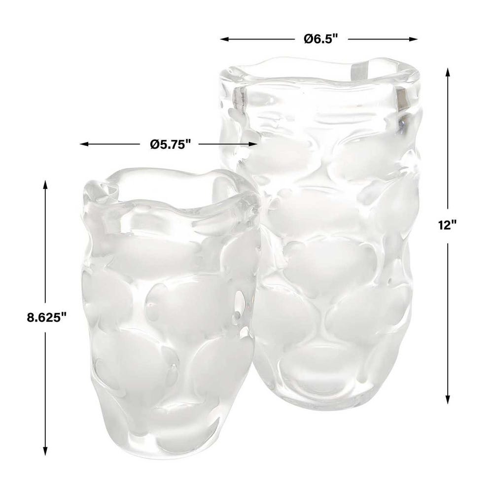 Dimple Vases, S/2