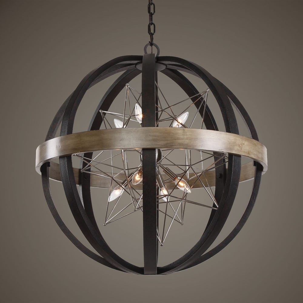 Polaris, 8 Lt Chandelier - Large