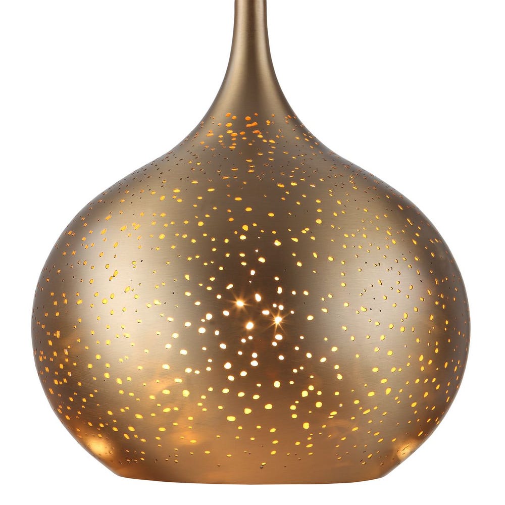 Golden Onion, 7 Lt Chandelier