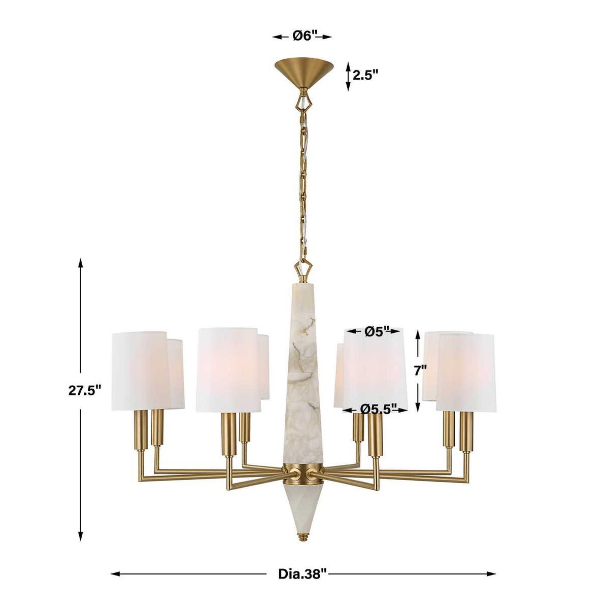 Gathering, 8 Lt Chandelier