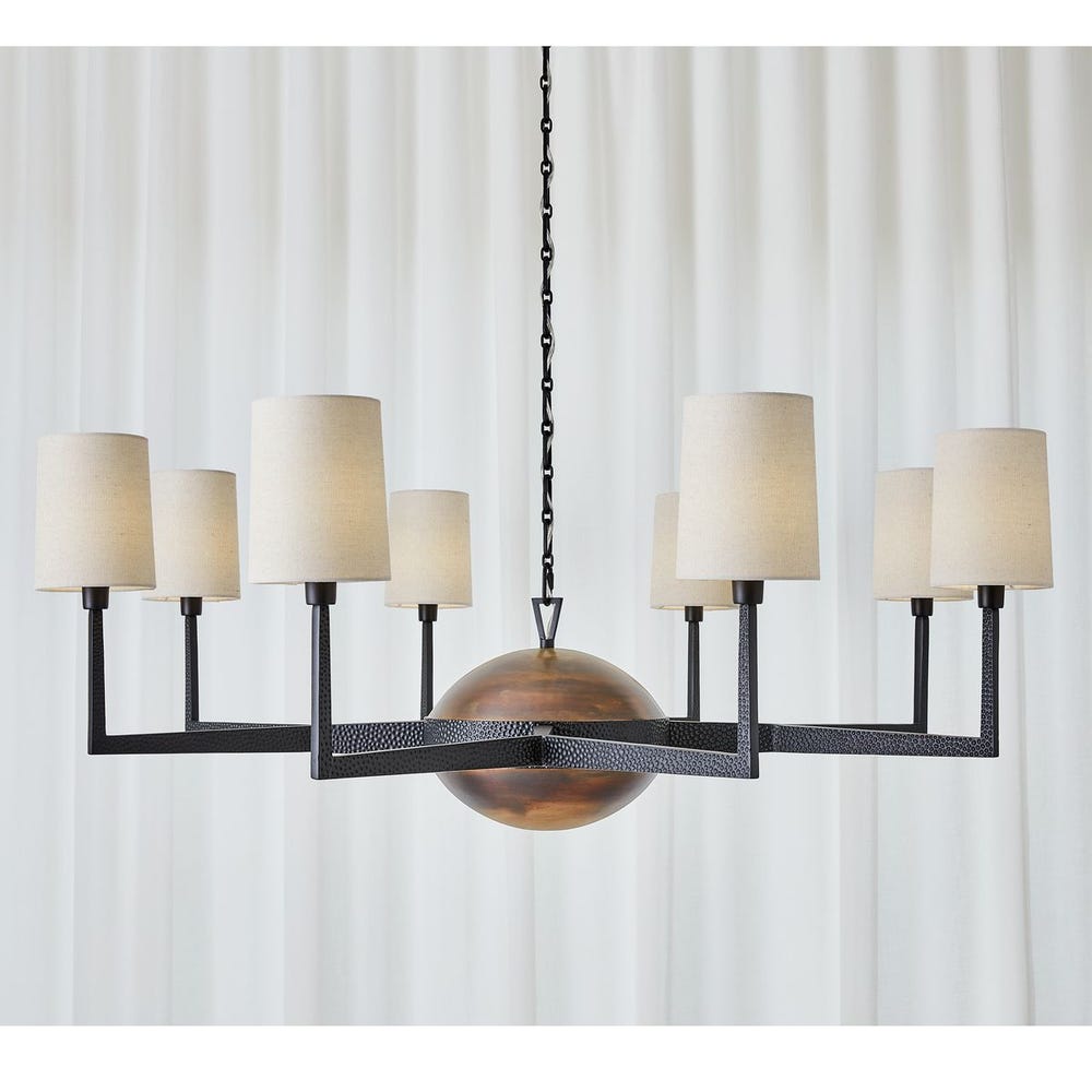 Open Arms, 8 Lt Chandelier