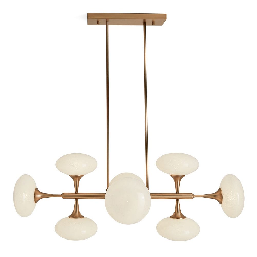 Vienna, 8 Lt Pendant - Brass