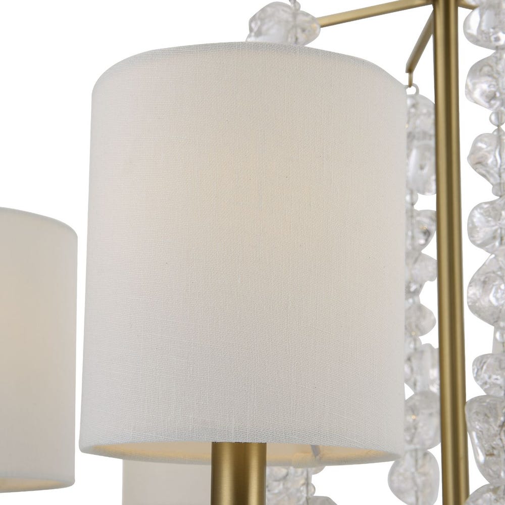 Waterfall, 6 Lt Chandelier