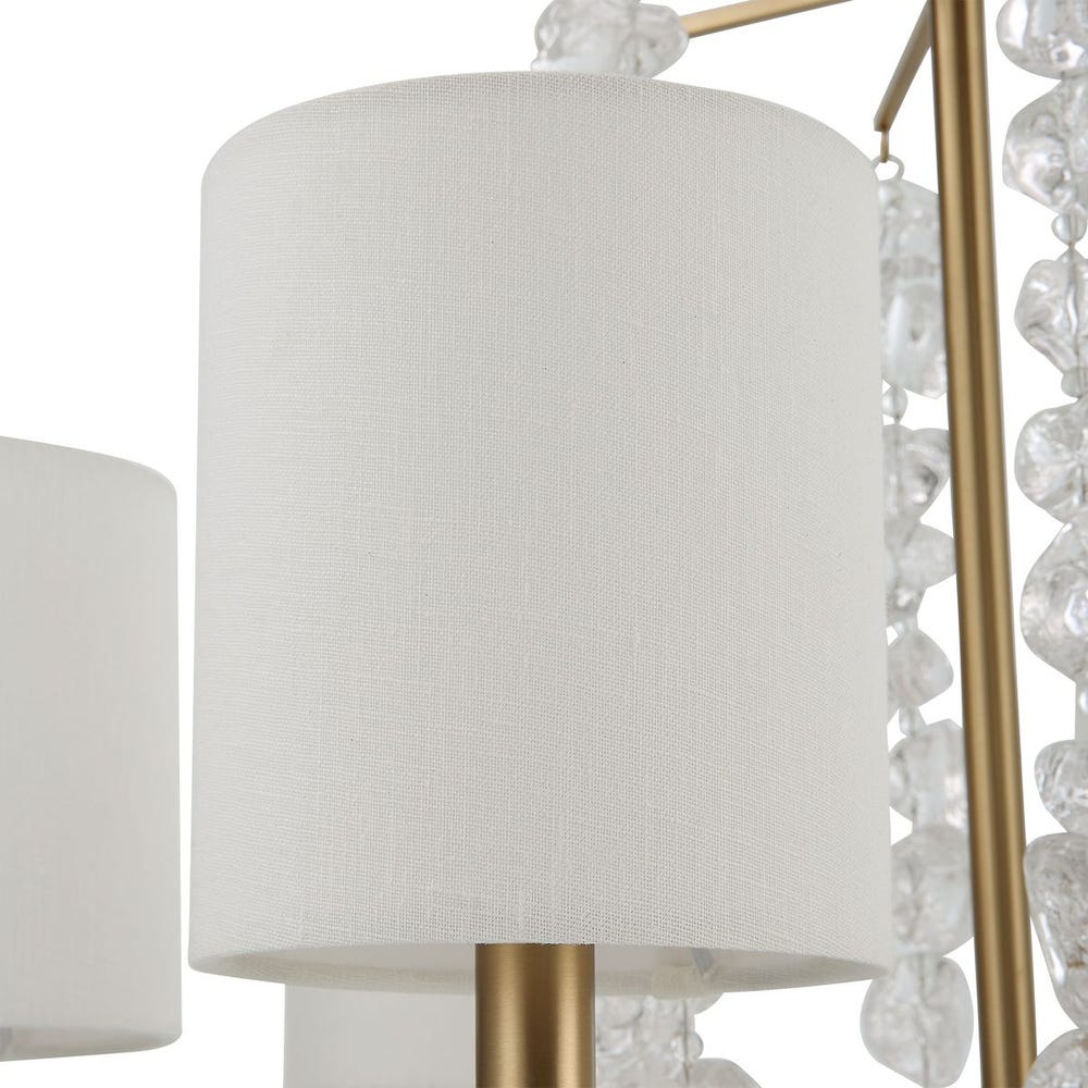 Waterfall, 6 Lt Chandelier