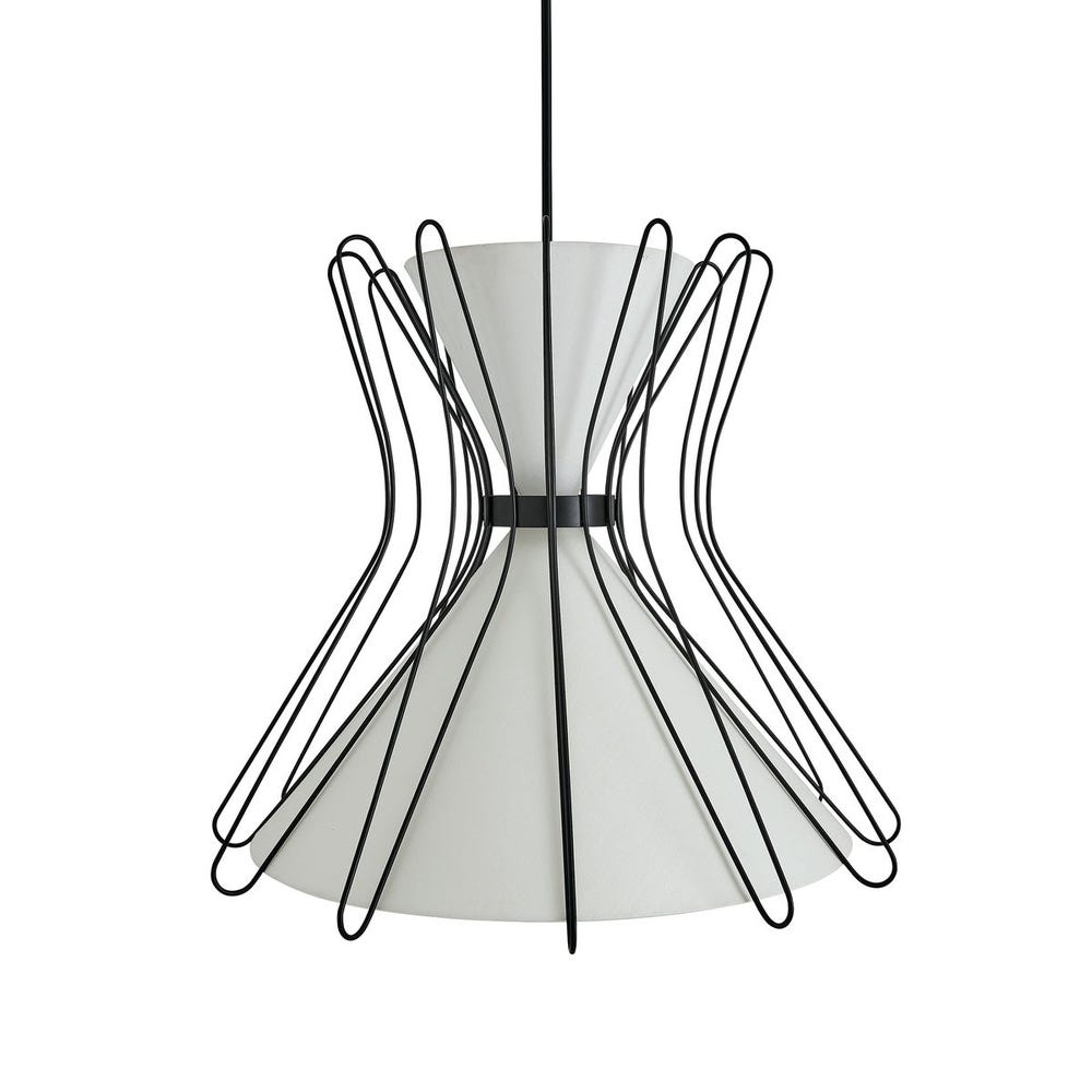 Boomerang, 4 Lt Pendant - Black Grande