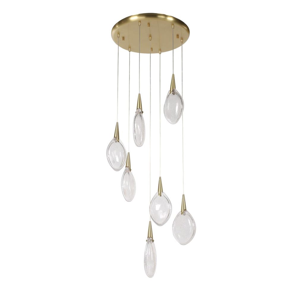 Deluge, 7 Lt LED Round Pendant