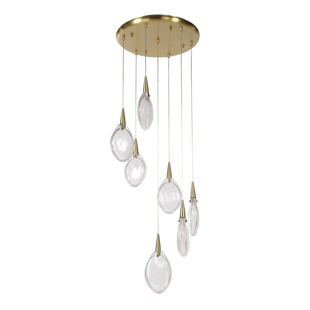Deluge, 7 Lt LED Round Pendant