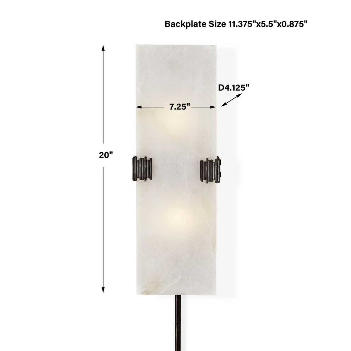 Clasp, 2 Lt Sconce - Bronze