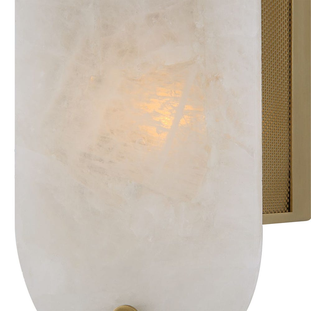 Lustrous, 2 Lt Sconce - Crystal