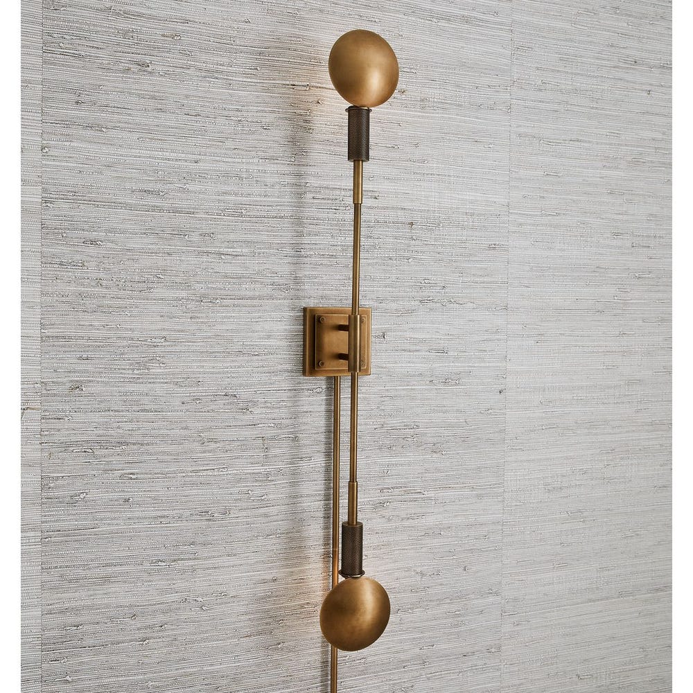 Polar, 2 Lt Sconce - Light Antique Brass