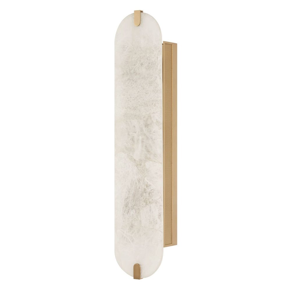 Lustrous, 3 Lt Sconce - Crystal