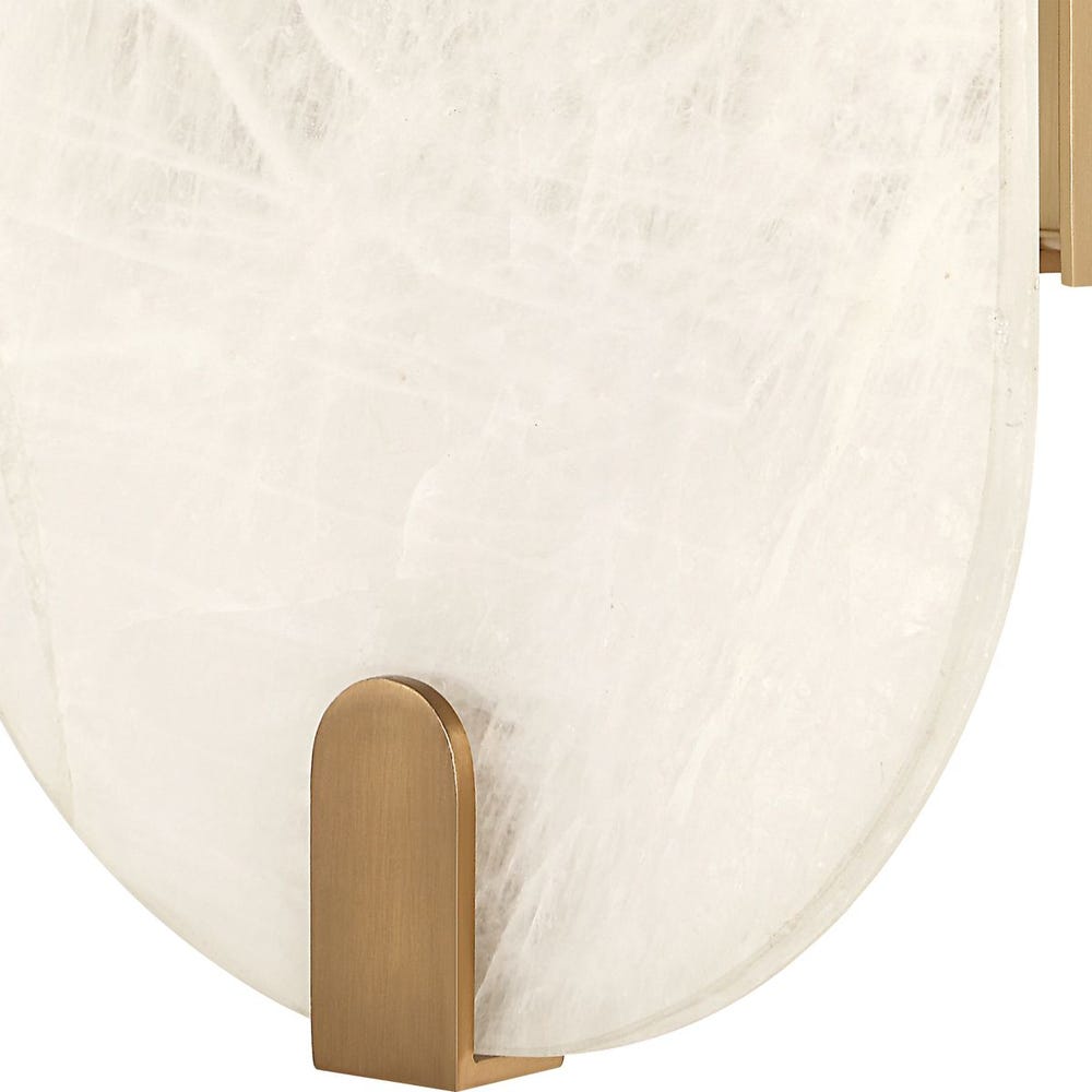 Lustrous, 3 Lt Sconce - Crystal