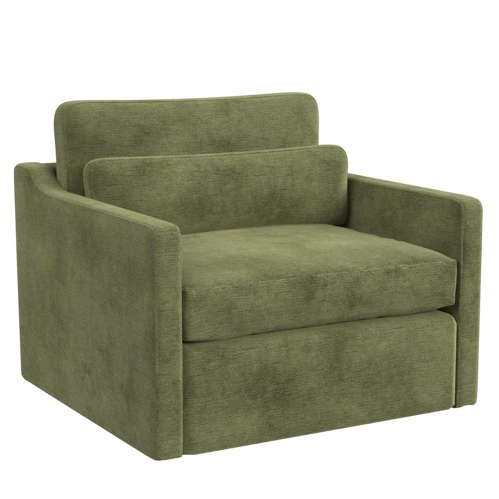 Slope Swivel Chair-and-a-Half - Antique Loden