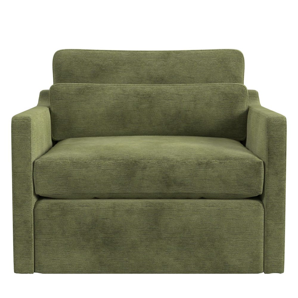 Slope Swivel Chair-and-a-Half - Antique Loden