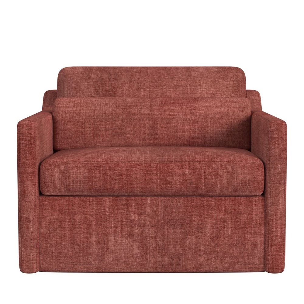 Slope Swivel Chair-and-a-Half - Vintage Tea Rose