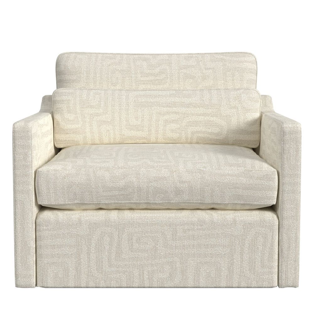 Slope Swivel Chair-and-a-Half - Maze Oyster