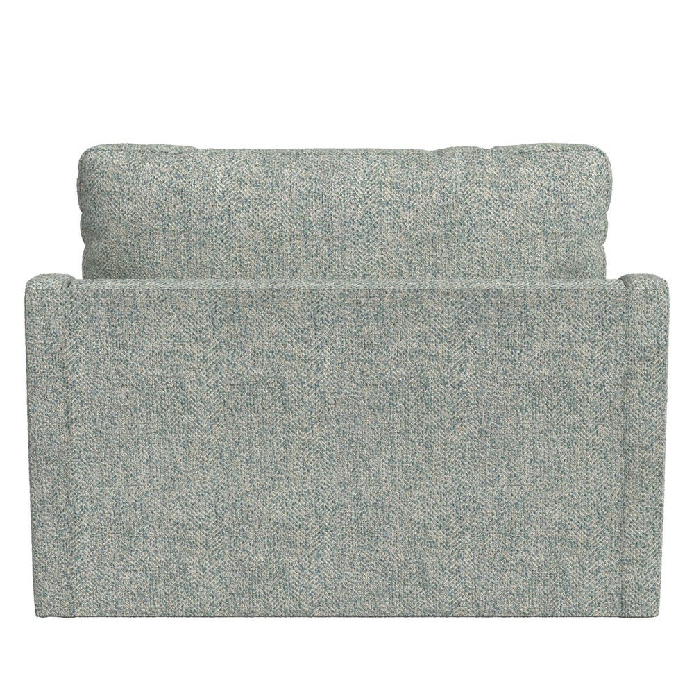 Slope Tufted Swivel Chair-and-a-Half - Tweedy Bird Sky
