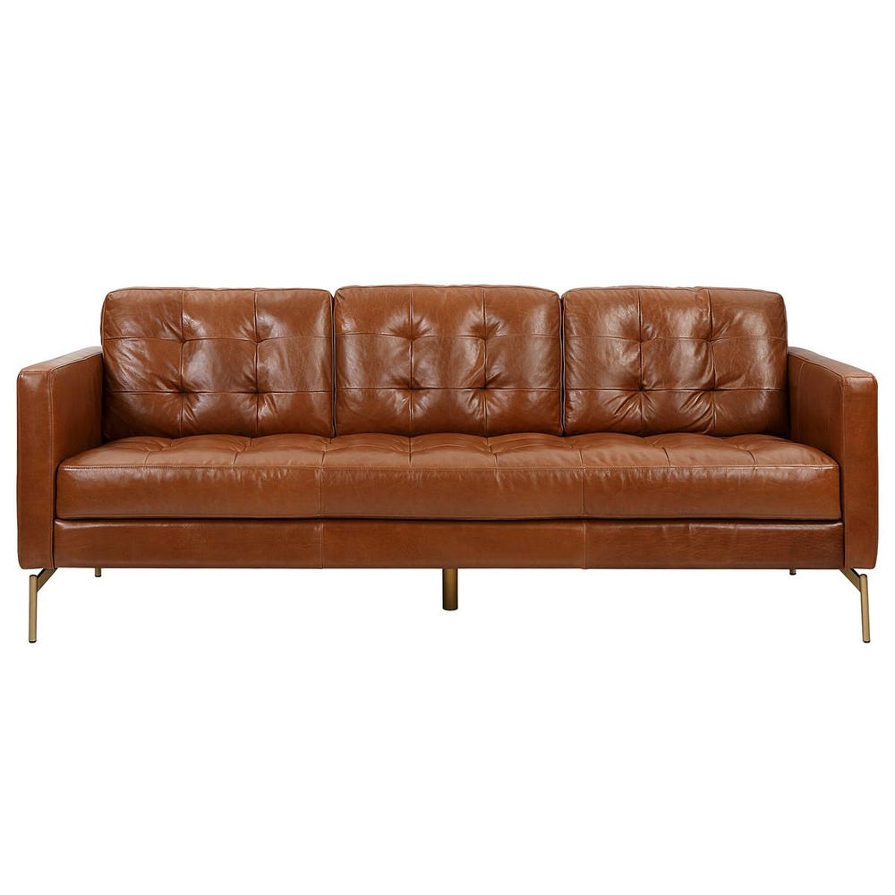 Ventura Sofa - Caramel Leather