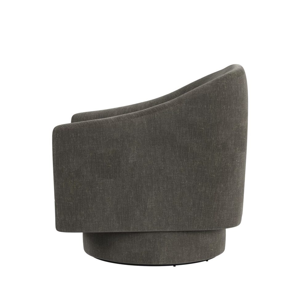 Coupe Swivel Chair - Lux Graphite