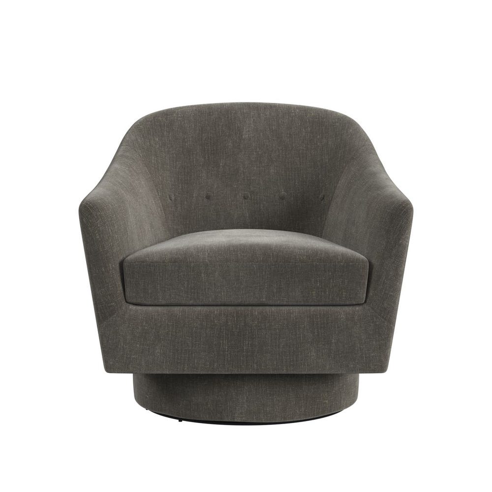 Coupe Swivel Chair - Lux Graphite