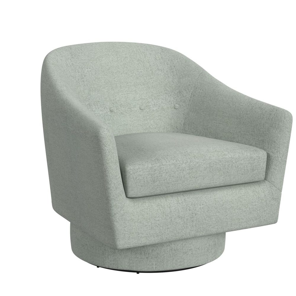 Coupe Swivel Chair - Criss Cross Sea Salt
