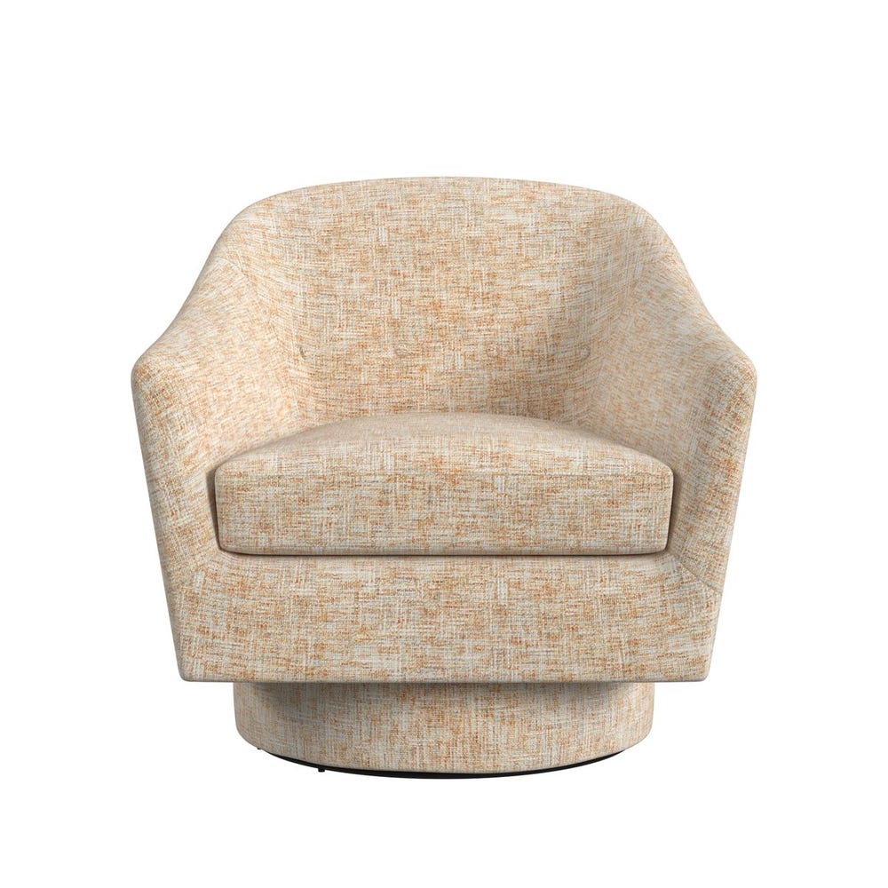 Coupe Swivel Chair - Thatched Butterscotch