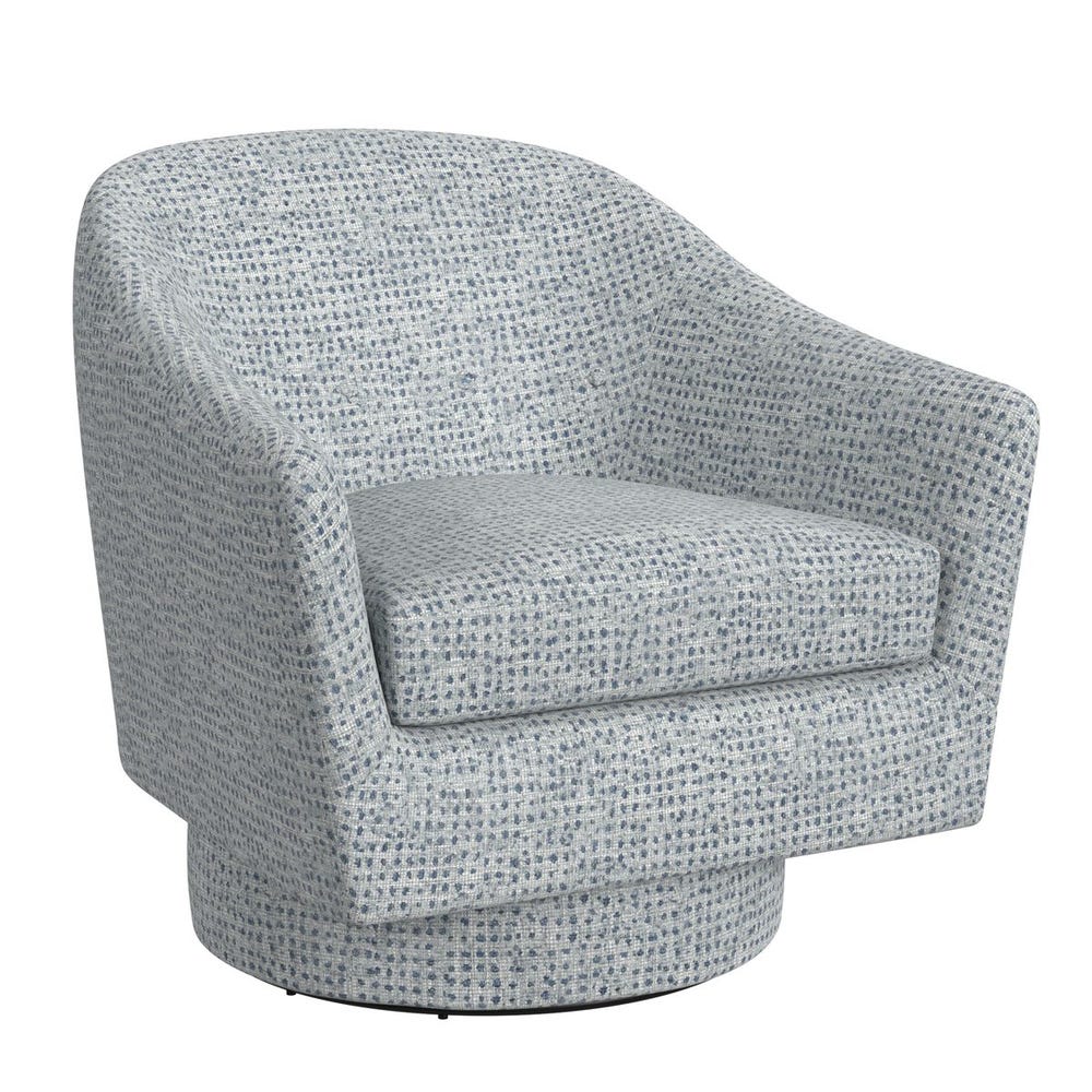 Coupe Swivel Chair - Dashing Blue