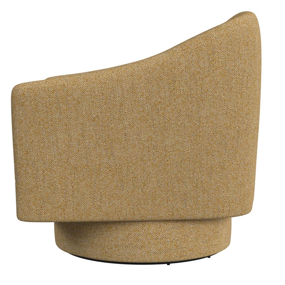 Coupe Swivel Chair - Tweedy Bird Goldfinch