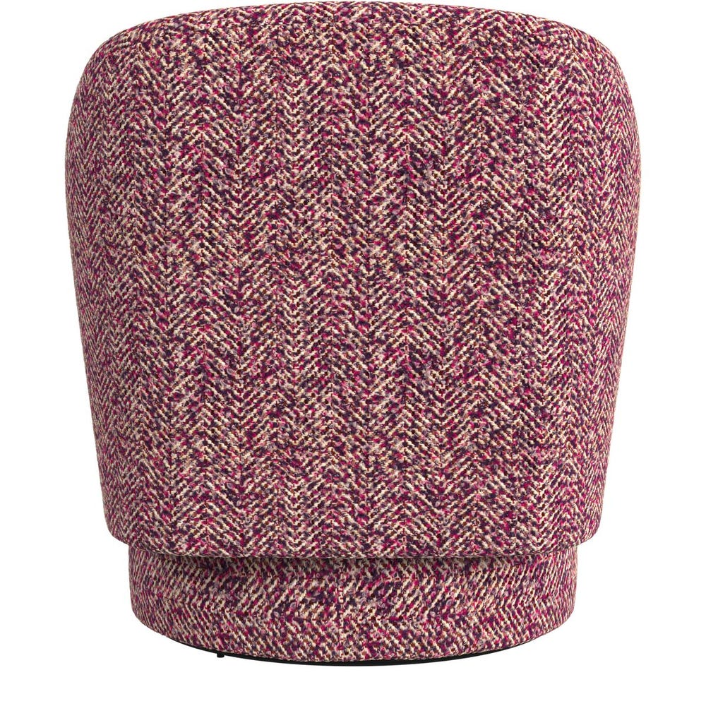 Coupe Swivel Chair - Tweedy Bird Purple Finch