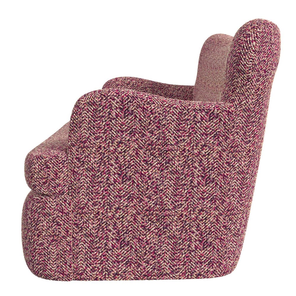 Chit Chat Sofa - Tweedy Bird Purple Finch