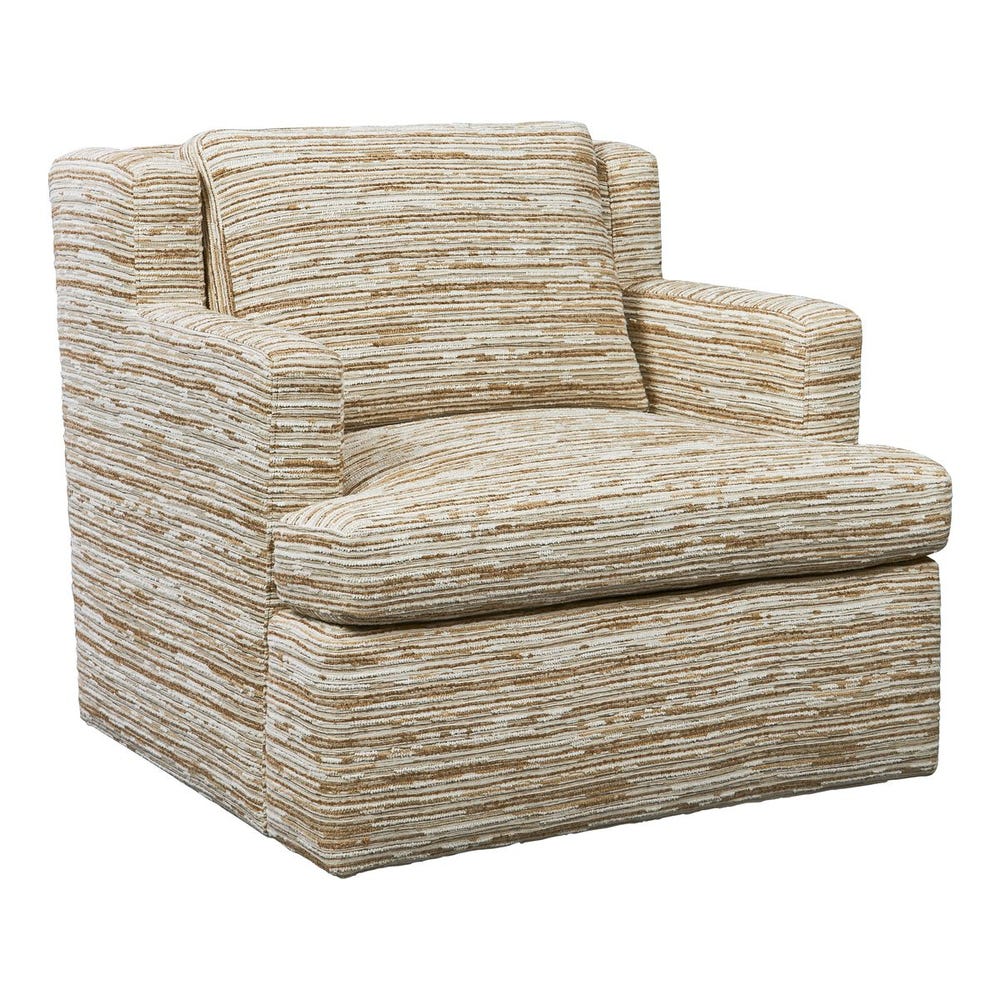 Unwind Swivel Chair - Rag Rug Wheat