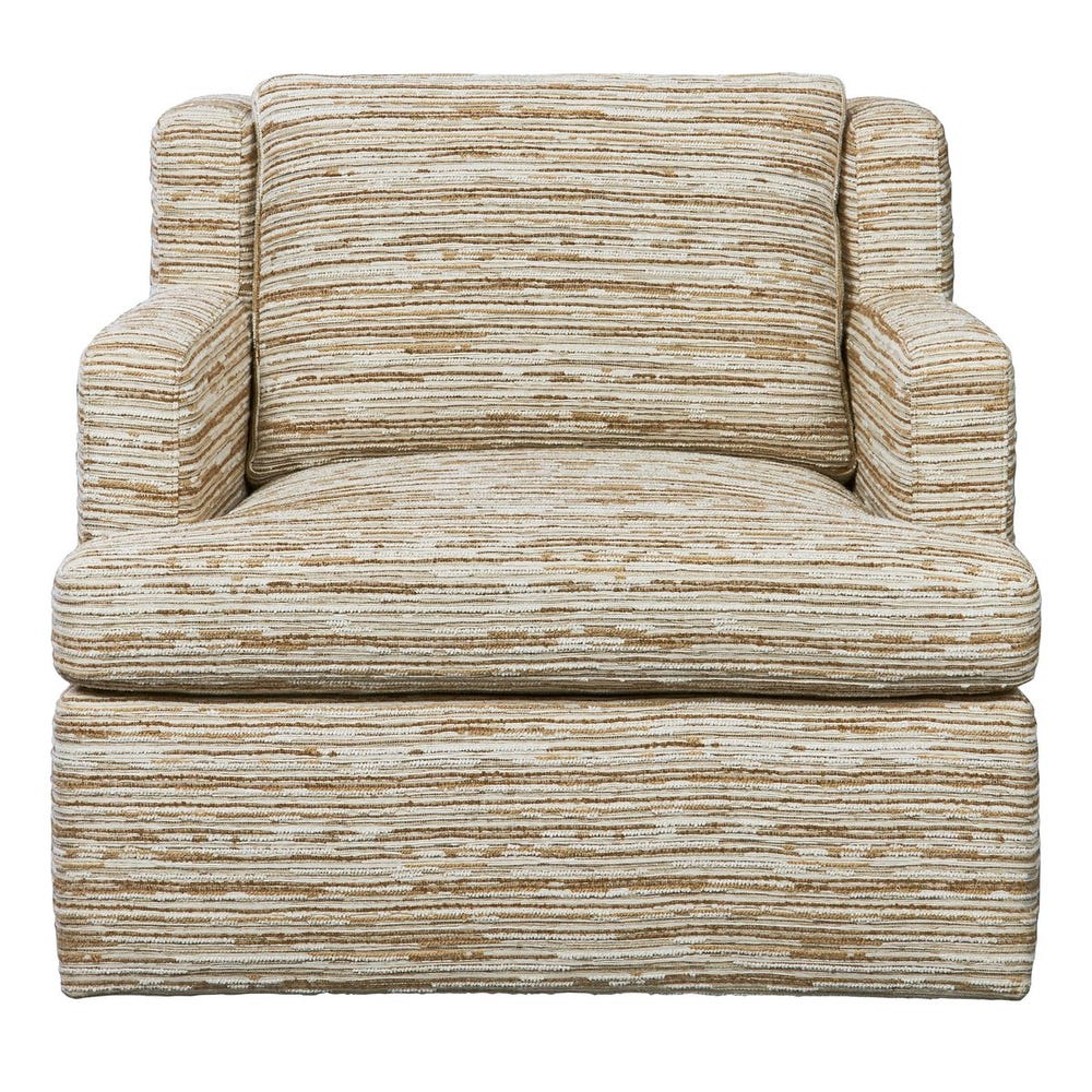Unwind Swivel Chair - Rag Rug Wheat