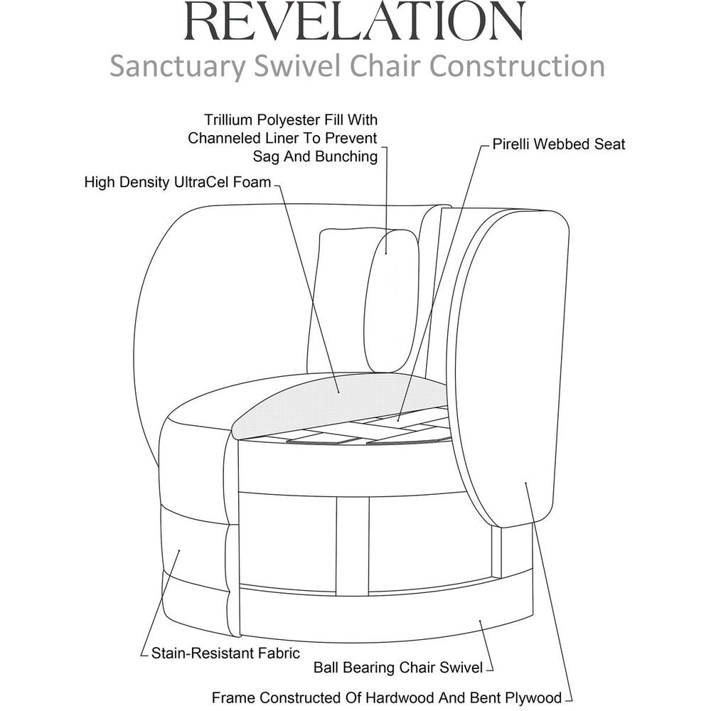 Sanctuary Swivel Chair - Splendor Sesame