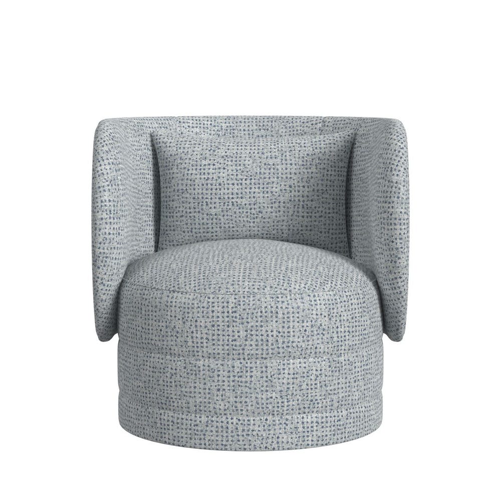 Sanctuary Swivel Chair - Dashing Blue