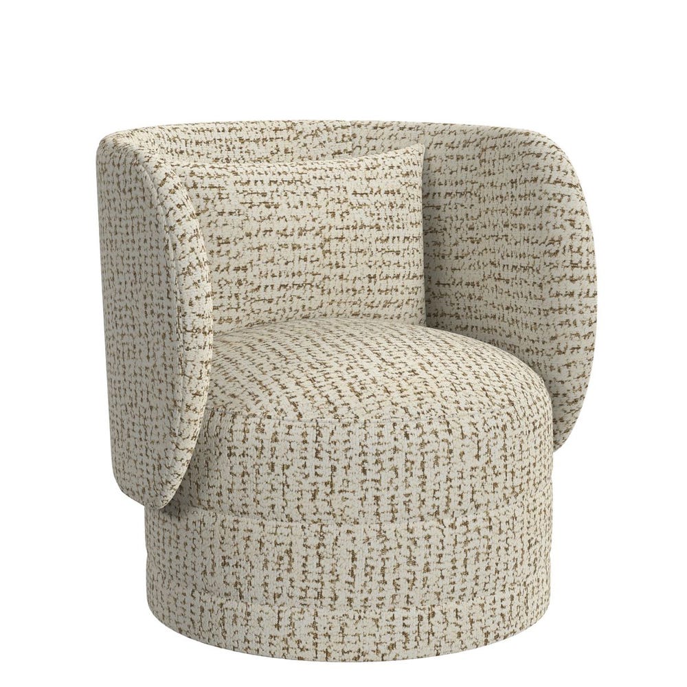 Sanctuary Swivel Chair - Hopscotch Creamy Espresso