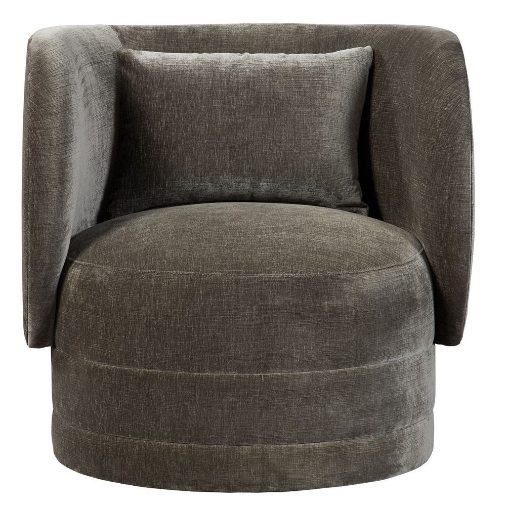 Sanctuary Swivel Chair - Lux Graphite