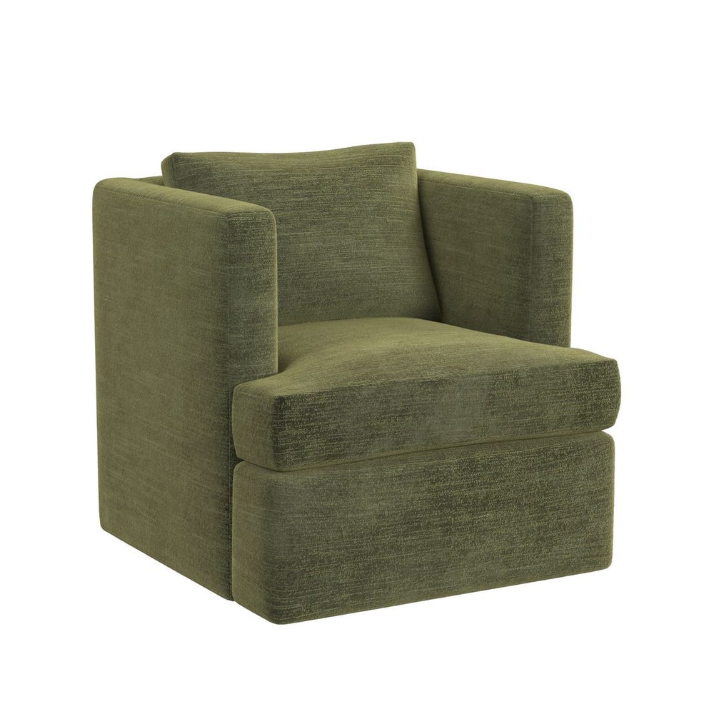 Elevated Swivel Chair - Antique Loden