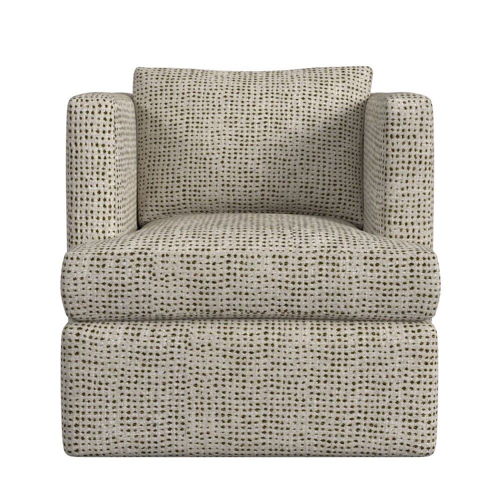Elevated Swivel Chair - Dashing Olive