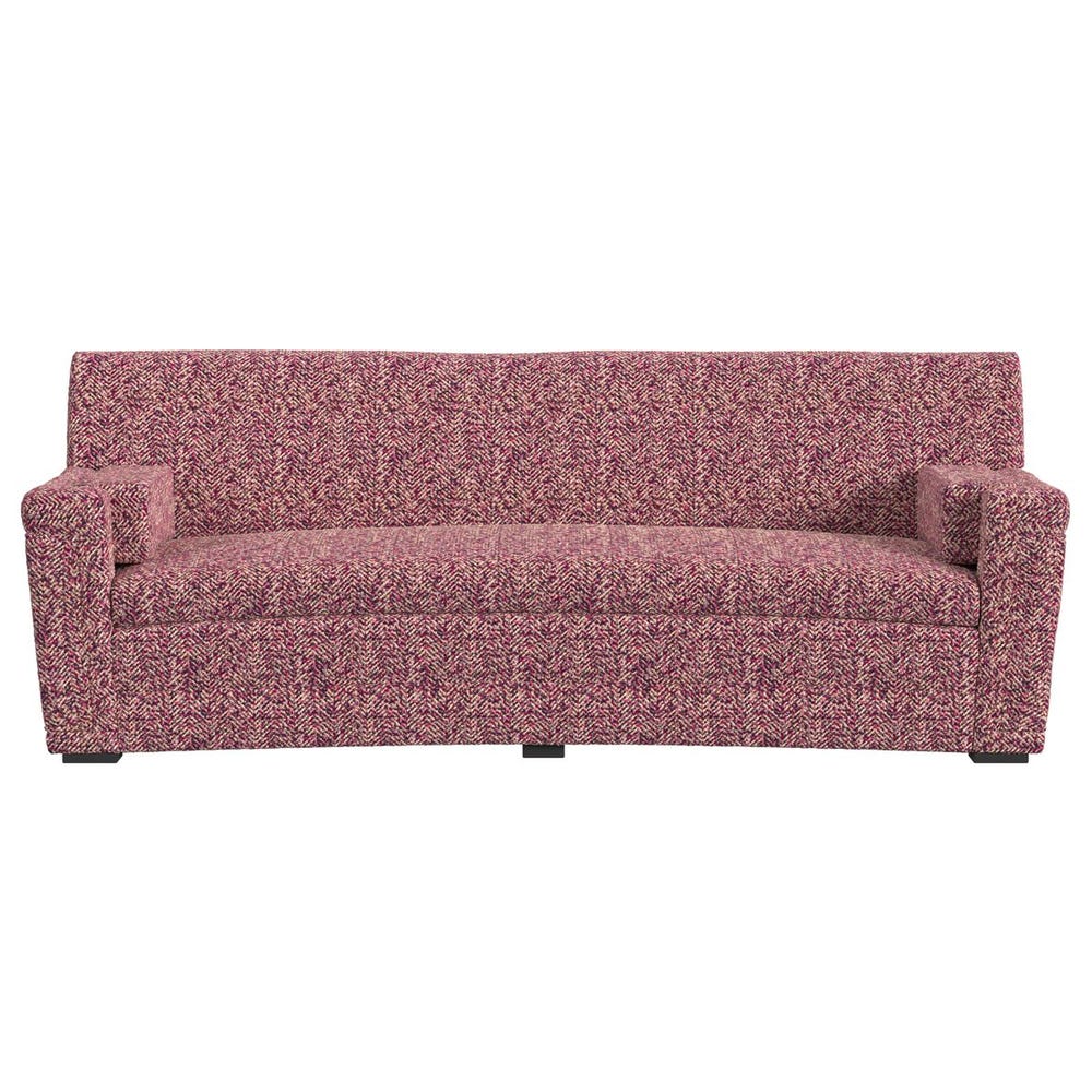 Big Bend Sofa - Tweedy Bird Purple Finch