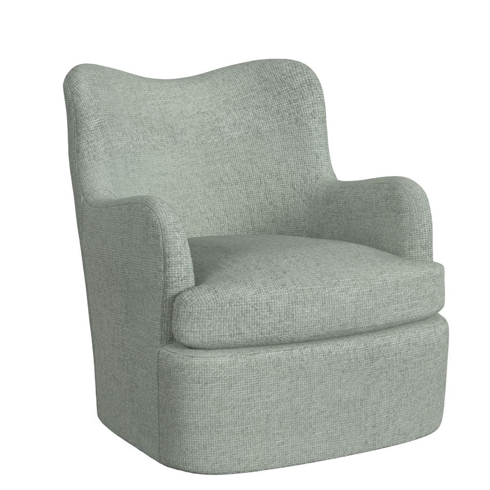 Chit Chat Swivel Chair - Criss Cross Sea Salt