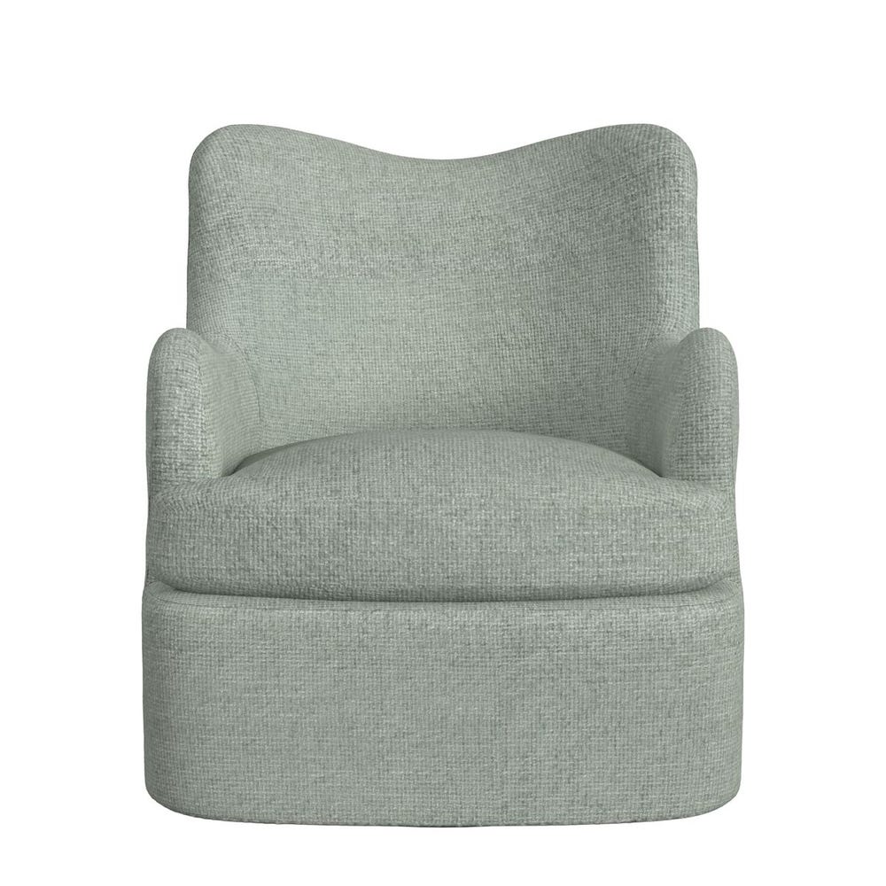 Chit Chat Swivel Chair - Criss Cross Sea Salt