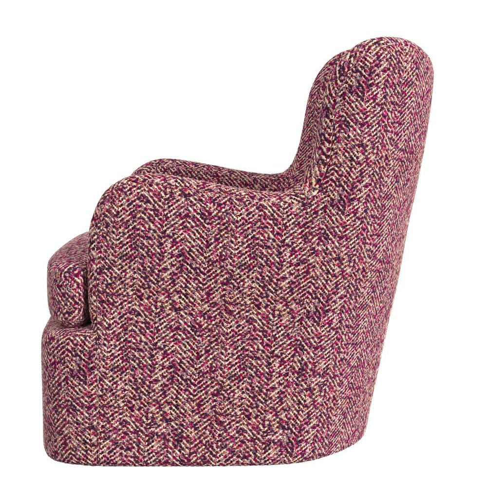 Chit Chat Swivel Chair - Tweedy Bird Purple Finch