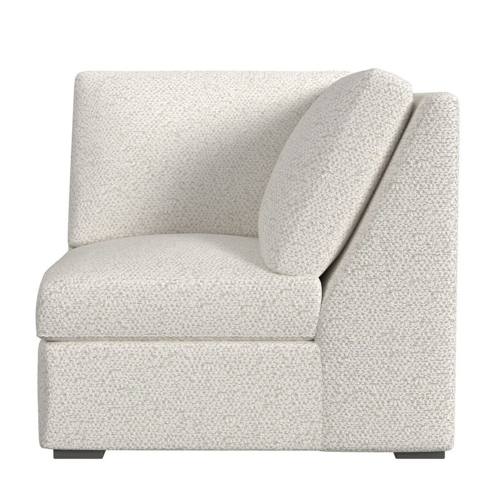 Little Wave Sofa - Sectional with Ottoman - Cuddly Cream