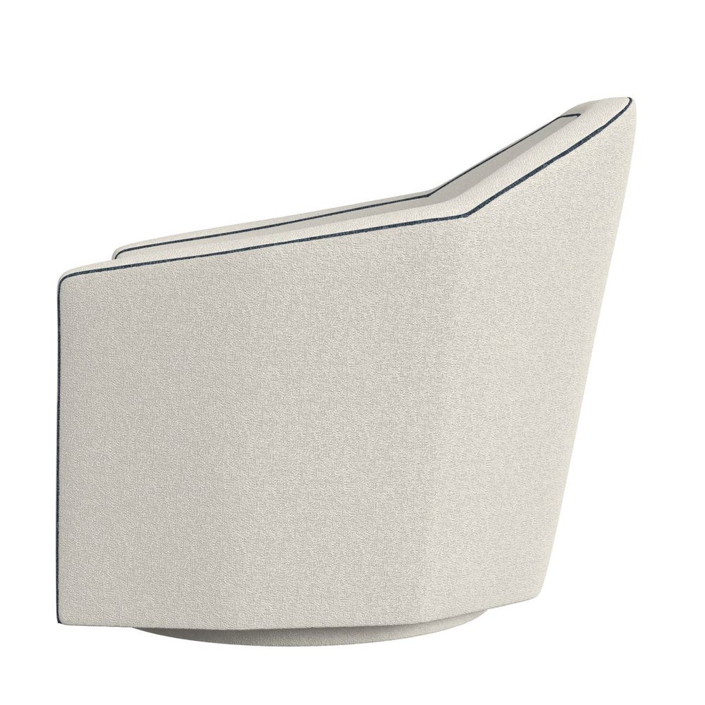 Repartee Swivel Chair - Field Snow/Lux Peacock
