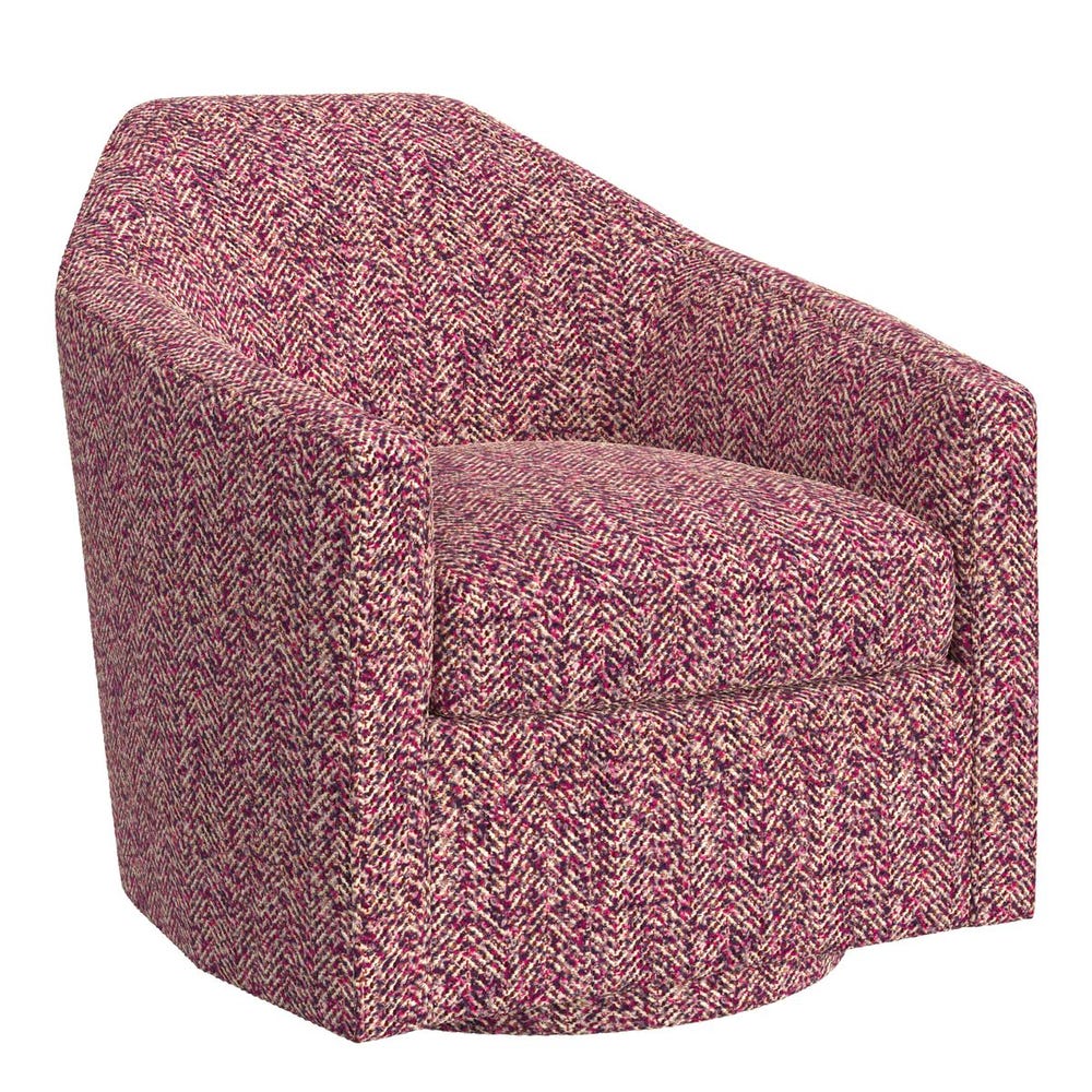 Repartee Swivel Chair - Tweedy Bird Purple Finch