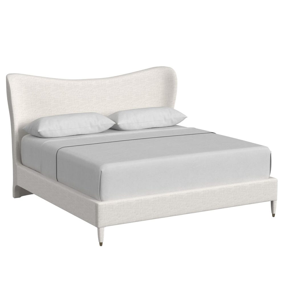 Cocoon Bed, King - Lovely Linen Cream