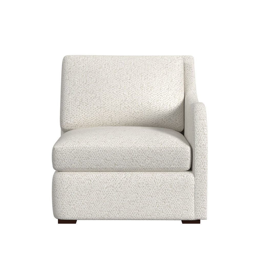 Little Wave Sofa - Sectional with Ottoman - Cuddly Cream